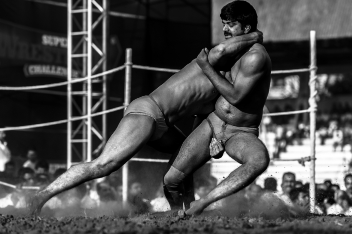 Kushti Ringen in Bombay