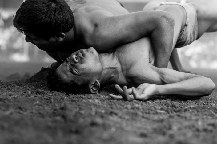 Kushti Ringen in Bombay