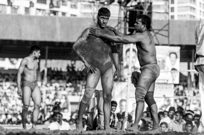 Kushti Ringen in Bombay