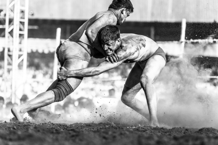 Kushti Ringen in Bombay