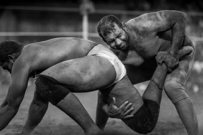 Kushti Ringen in Bombay