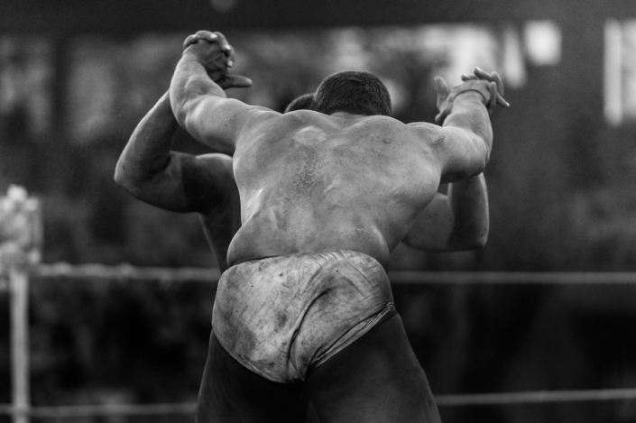 Kushti Ringen in Bombay