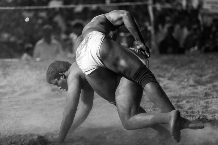 Kushti Ringen in Bombay